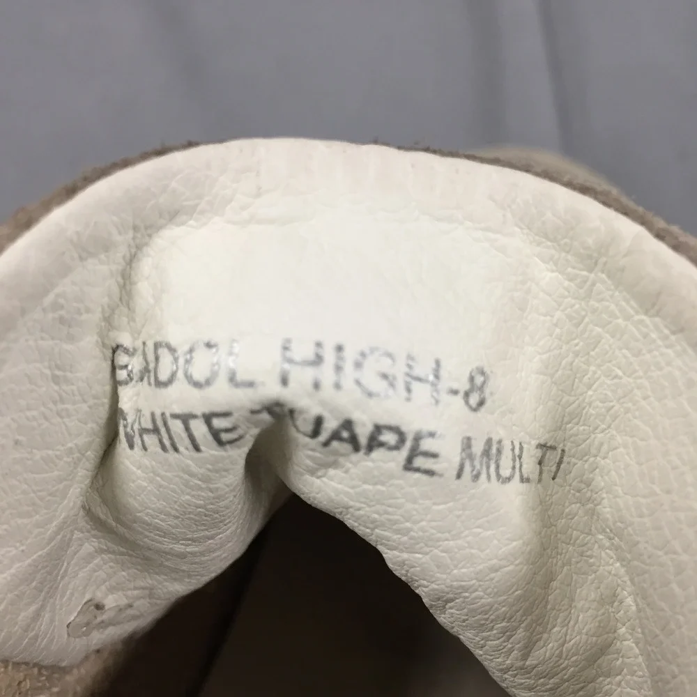 Vintage Havana‎ Gadol High-8 Star Studded High Top Sneakers White Grey Size 8